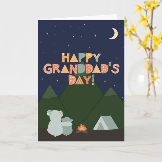 父の日のカード カード (黄色い花)