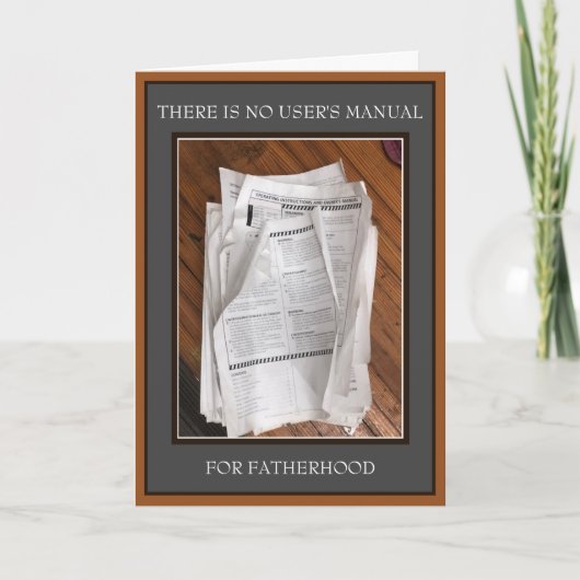 父の日のカード サンキューカード (正面)