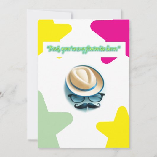 父の日のカード サンキューカード (正面)