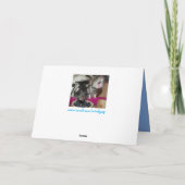 父の日のカード(ベビーラット) カード (裏面)