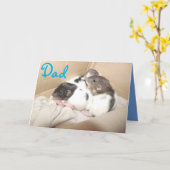 父の日のカード(ベビーラット) カード (黄色い花)