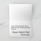 父の日のカード：ワイマラナー カード (内部)