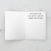 父の日のカード/個人用パパ、名詞 カード (内部)