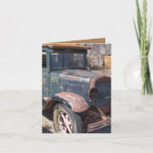 父の日のカード、古いトラック珍しい発見 カード (正面)