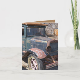 父の日のカード、古いトラック珍しい発見 カード