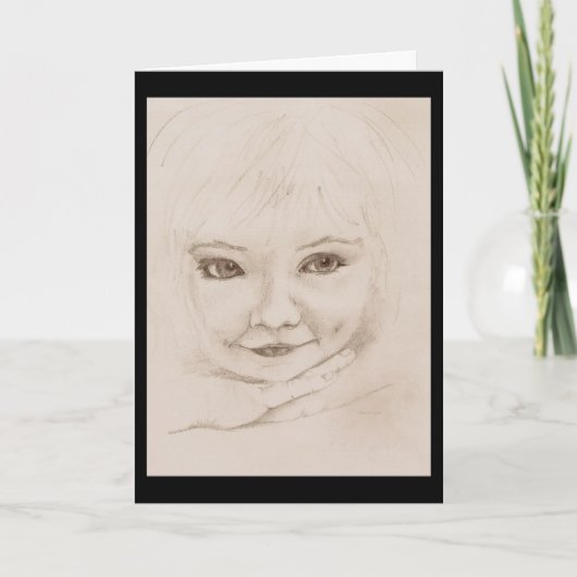 父の日のカード – 娘または孫娘 カード (正面)