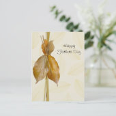 父の日のカード – 彼を敬う！ ポストカード (スタンド正面)