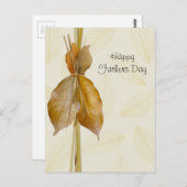 父の日のカード – 彼を敬う！ ポストカード (正面/裏面)