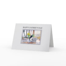 父の日のカード – 彼縁どのノートパソコン上のCollie犬