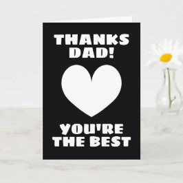 父の日のカード - 感謝しています、パパが一番です カード