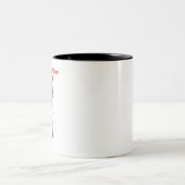 父の日のカードArborist / Tree Surgeryチェーンソー ツートーンマグカップ (中央)