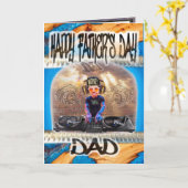 父の日のカードDJ カード (黄色い花)