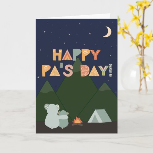 父の日のカードPa カード (黄色い花)