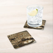 父の日のギア スクエアペーパーコースター (インサイチュ)