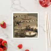 父の日のギア スタンダードカクテルナプキン (インサイチュ)