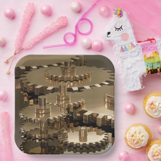 父の日のギア ペーパープレート (パーティー)