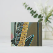 父の日のギターギフト ポストカード (スタンド正面)