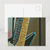 父の日のギターギフト ポストカード (正面/裏面)