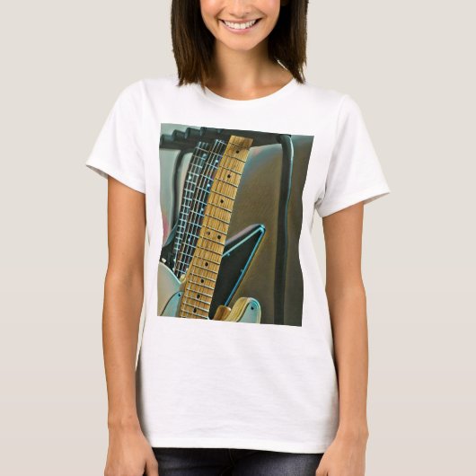 父の日のギターギフト Tシャツ (正面)