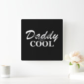 父の日のギフトおもしろいアイディア スクエア壁時計 (ホーム)