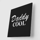 父の日のギフトおもしろいアイディア スクエア壁時計 (傾斜)