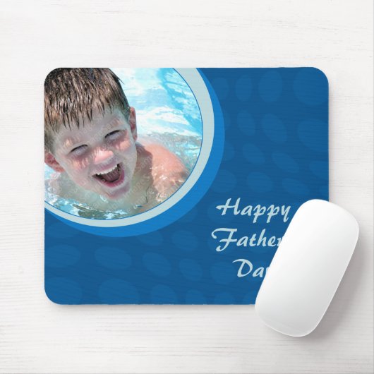 父の日のギフトのカスタムな写真のマウスパッド マウスパッド (マウス)