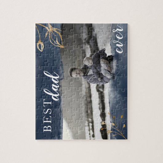 父の日のギフトのカスタムの写真 ジグソーパズル (縦)