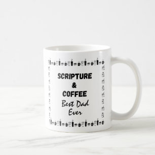 父の日のギフトマグ  聖なる書物、 経典  パーソナライズされた   コーヒーマグカップ