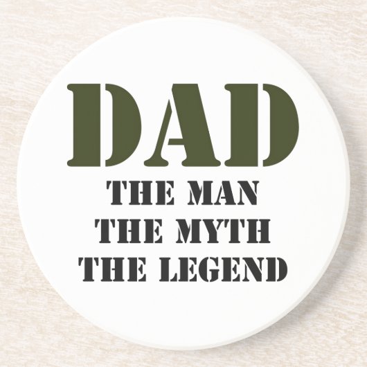 父の日のギフト コースター (正面)