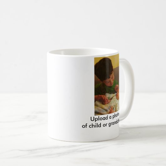父の日のギフト…. 大きく安い写真のマグ コーヒーマグカップ (正面右)