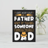 父の日のギフト 誰かを特別な人へ 父になる 招待状 (スタンド正面)