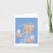 父の日のクマ カード (正面)