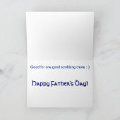 父の日のクーポンカード カード (内部)