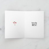 父の日のグリーティングカード カード (内部)