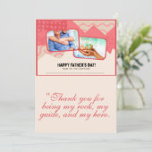 父の日のグリーティングカード サンキューカード (スタンド正面)