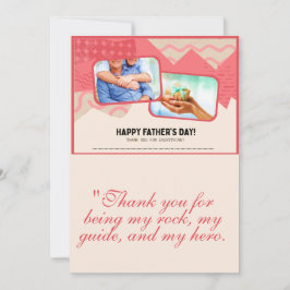 父の日のグリーティングカード サンキューカード