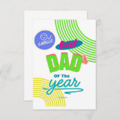 父の日のグリーティングカード サンキューカード (正面/裏面)