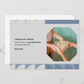 父の日のグリーティングカード シーズンカード (正面/裏面)