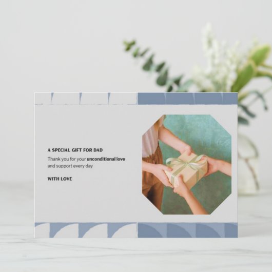 父の日のグリーティングカード シーズンカード (スタンド正面)