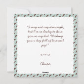 父の日のグリーティングカード シーズンカード (裏面)