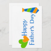 父の日のグリーティングカード シーズンカード (正面/裏面)