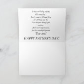 父の日のグリーティングカード/魚釣り カード (内部)