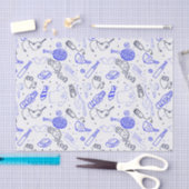 父の日のコラージュ 薄葉紙 (クラフト)