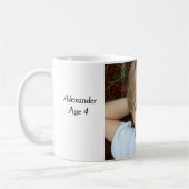 父の日のコーヒーカパーソナライズされたップ コーヒーマグカップ (左)