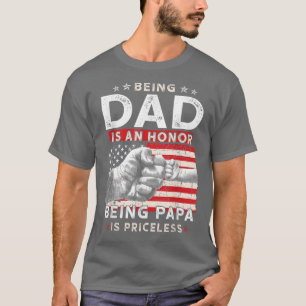 父の日のシャツパパのための名誉パパであるP Tシャツ