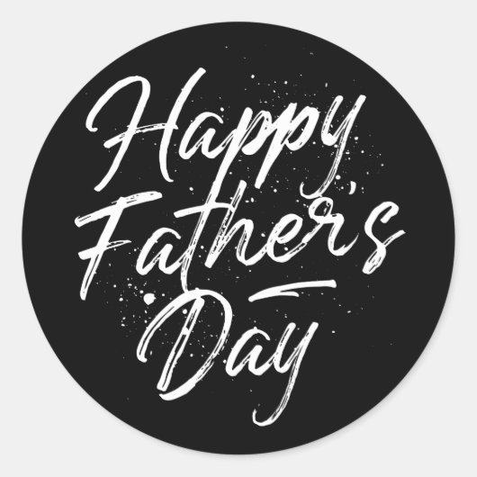 父の日のステッカー / シール (正面)