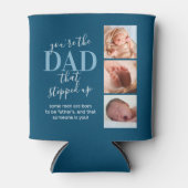 父の日のステップパパ6写真 缶クーラー (正面)