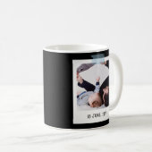 父の日のスナップショットスタイル写真のコピー コーヒーマグカップ (正面右)