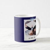 父の日のスナップショットスタイル写真のコピー コーヒーマグカップ (正面右)