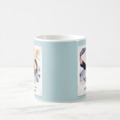 父の日のスナップショットスタイル写真のコピー コーヒーマグカップ (中央)